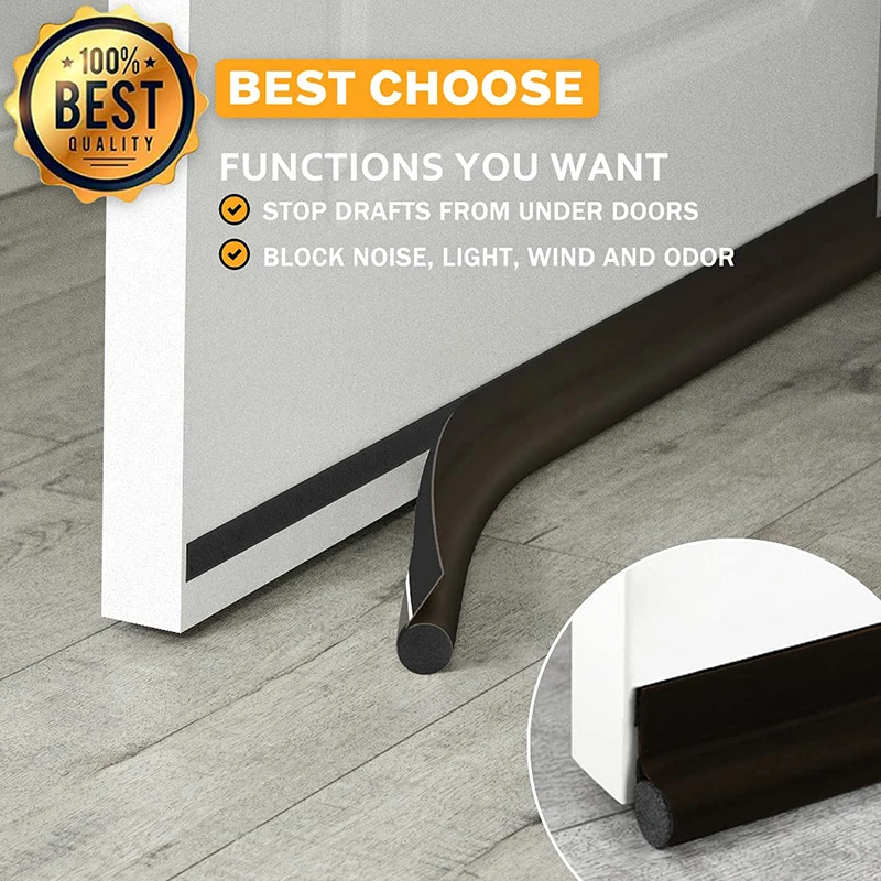 Draught Excluder Stopper 96*10cm, Foam Weather Strip Dustproof Soundproof Strips, Weatherstrip Under Door Bottom Seal Strip
Draught Excluder Stopper 96*10cm, Foam Weather Strip Dustproof Soundproof Strips, Weatherstrip Under Door Bottom Seal Strip