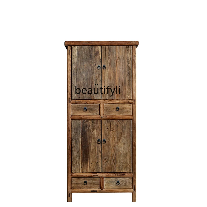 Old Elm Door Panel Clothes Closet Antique Weathering Pattern Paint-Free High Cabinet
Old Elm Door Panel Clothes Closet Antique Weathering Pattern Paint-Free High Cabinet