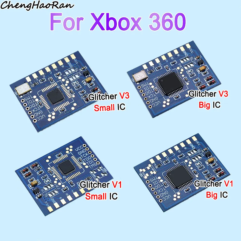 

1 piece For Xbox 360 Game Console IC BGA Pulse Blue Board Chip Matrix Glitcher V1 V3 Corona Crystals Big Small IC Accessory