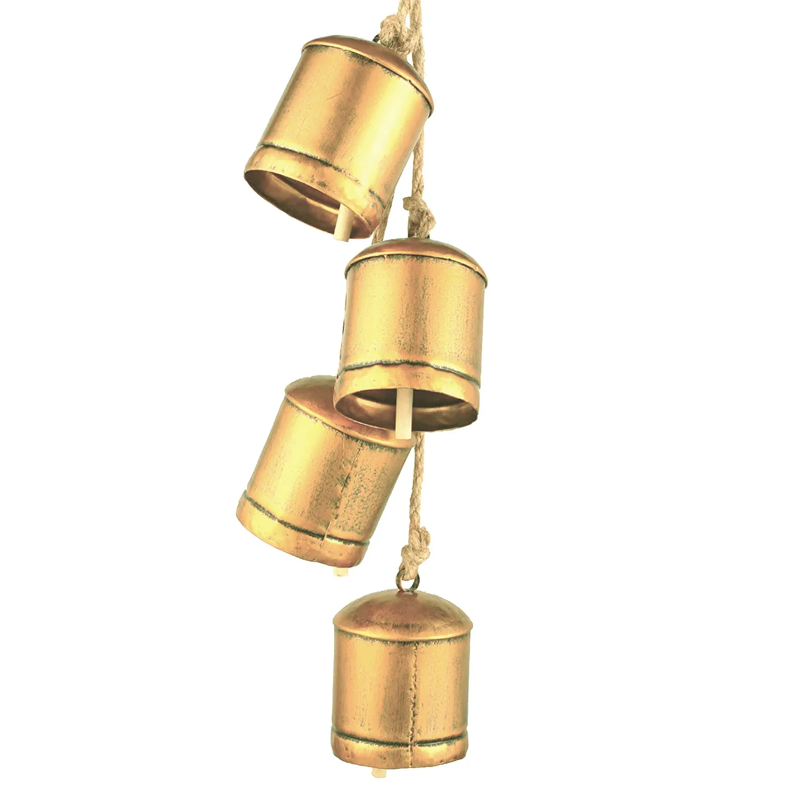

Металлический Рождественский винтажный колокольчик, деревенский латунный золотой большой колокольчик корова для домашней двери, Настенный декор