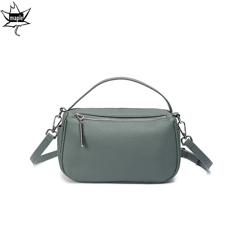 Stylish Elegant Green Beige Solid Color Soft Tote 100% Togo Cowhide Leather Women's Shoulder Messenger Bag Durable
Stylish Elegant Green Beige Solid Color Soft Tote 100% Togo Cowhide Leather Women's Shoulder Messenger Bag Durable