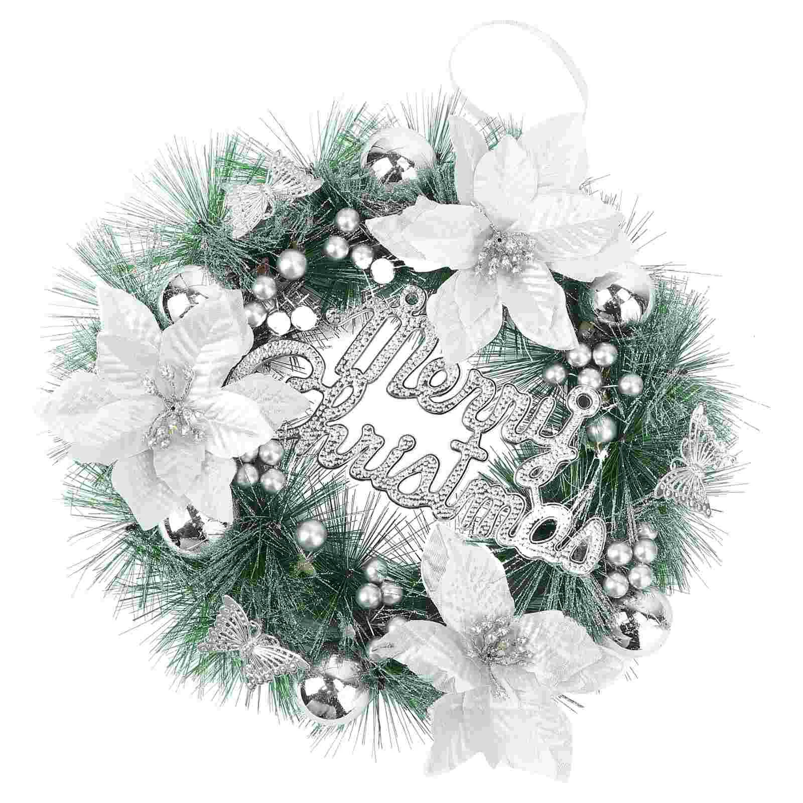 Christmas Wreath Xmas Door Pendant Hanging Garland Holiday Tree Decorations Accessory
Christmas Wreath Xmas Door Pendant Hanging Garland Holiday Tree Decorations Accessory