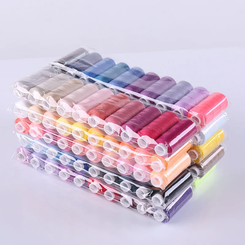 Home 100 color sewing thread 402 multifunctional color sewing thread set handmade DIY small roll polyester thread
Home 100 color sewing thread 402 multifunctional color sewing thread set handmade DIY small roll polyester thread