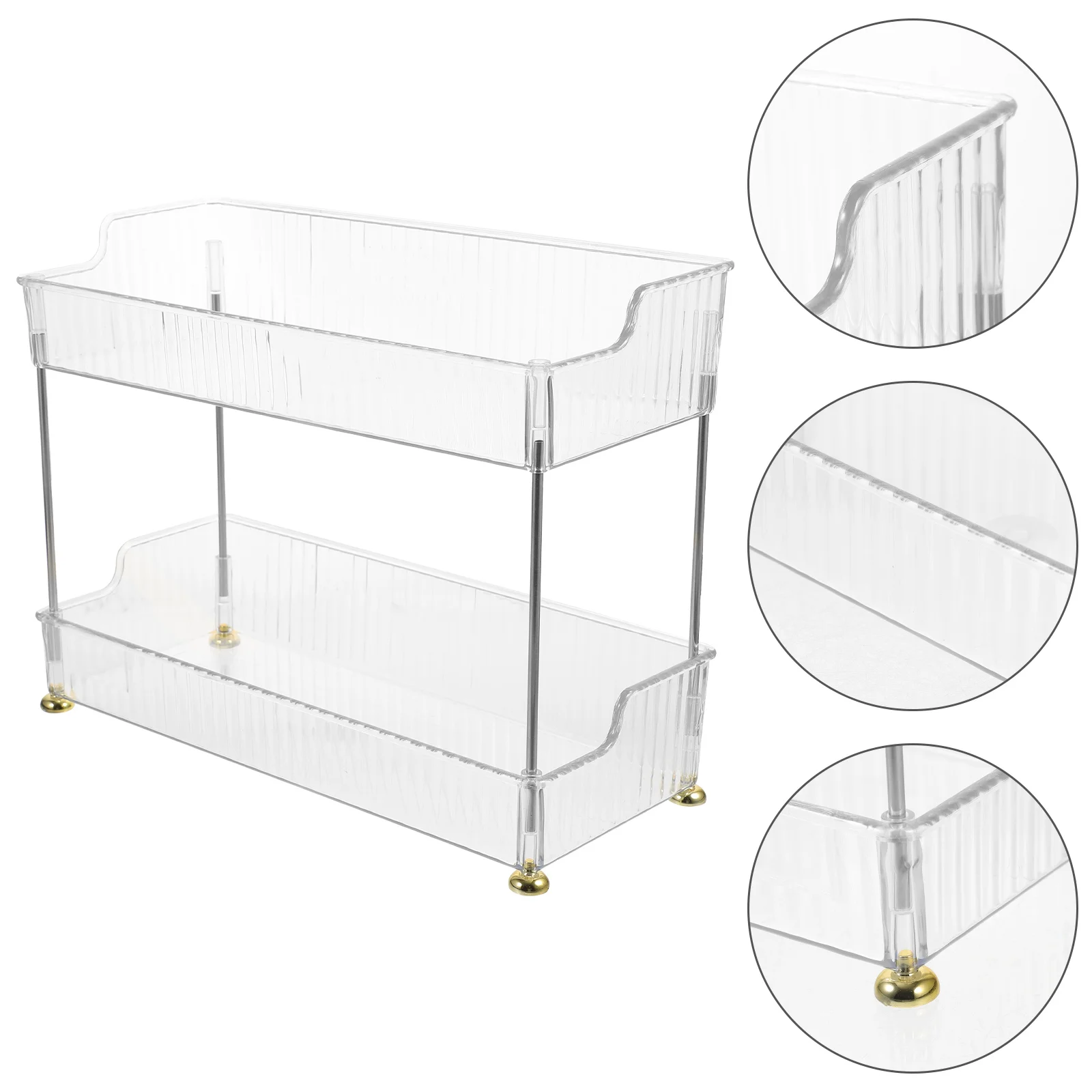 Pantry Cabinet Organizer Multi-layer Shelf Storage Shelves Bathroom Cosmetics Holder
Pantry Cabinet Organizer Multi-layer Shelf Storage Shelves Bathroom Cosmetics Holder