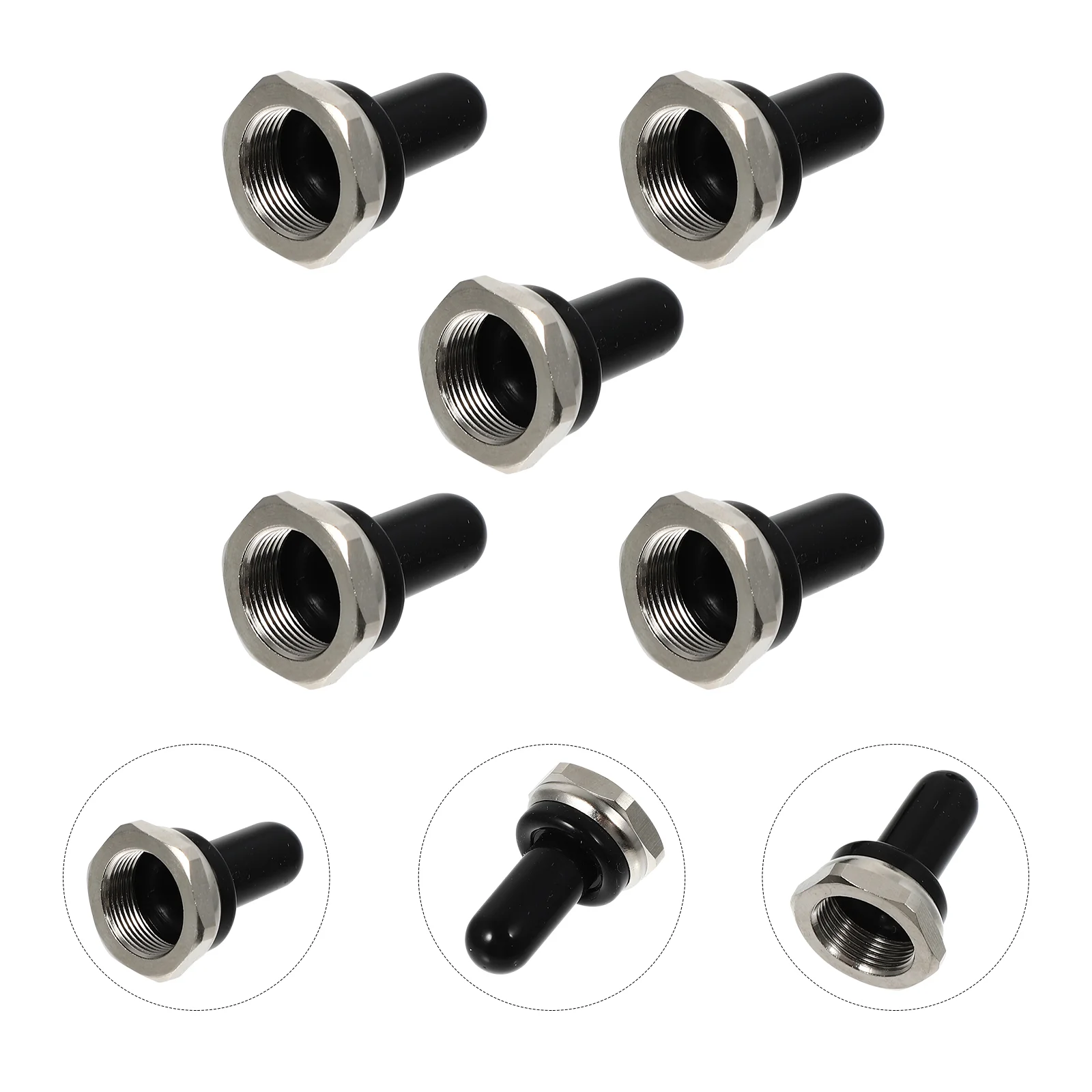 Ninswitch Switch 5Pcs Rubber Rocker Toggle Switch Knob Hat Boot Cover Cap Switch Covers Toggle Switches Safety Covers
Ninswitch Switch 5Pcs Rubber Rocker Toggle Switch Knob Hat Boot Cover Cap Switch Covers Toggle Switches Safety Covers