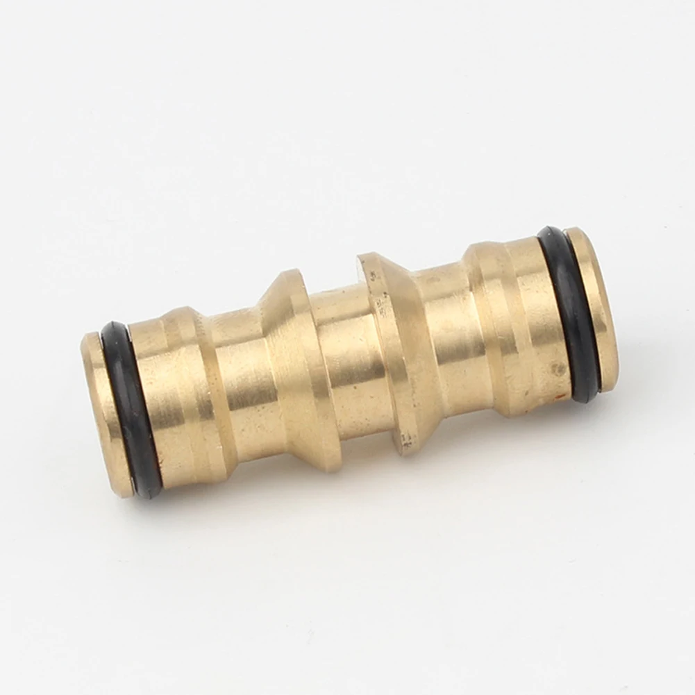 

2 Way Hose Connector Car Wash Coupler Extension Garden Irrigation Joiner Male Quick Joint Replacement Spare Parts