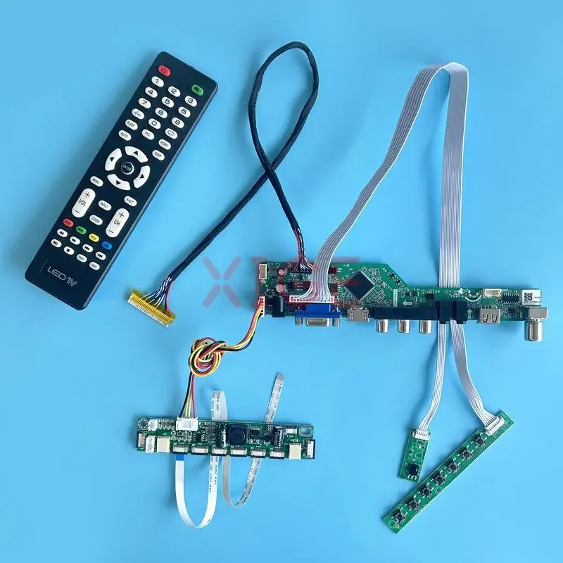 Плата драйвера ЖК-контроллера для LM185WH2 M185B3, экран монитора VGA + HDMI + AV + USB комплект, LVDS 30-контактный 18,5 "аналоговый ТВ-сигнал 1366*768
Плата драйвера ЖК-контроллера для LM185WH2 M185B3, экран монитора VGA + HDMI + AV + USB комплект, LVDS 30-контактный 18,5 "аналоговый ТВ-сигнал 1366*768