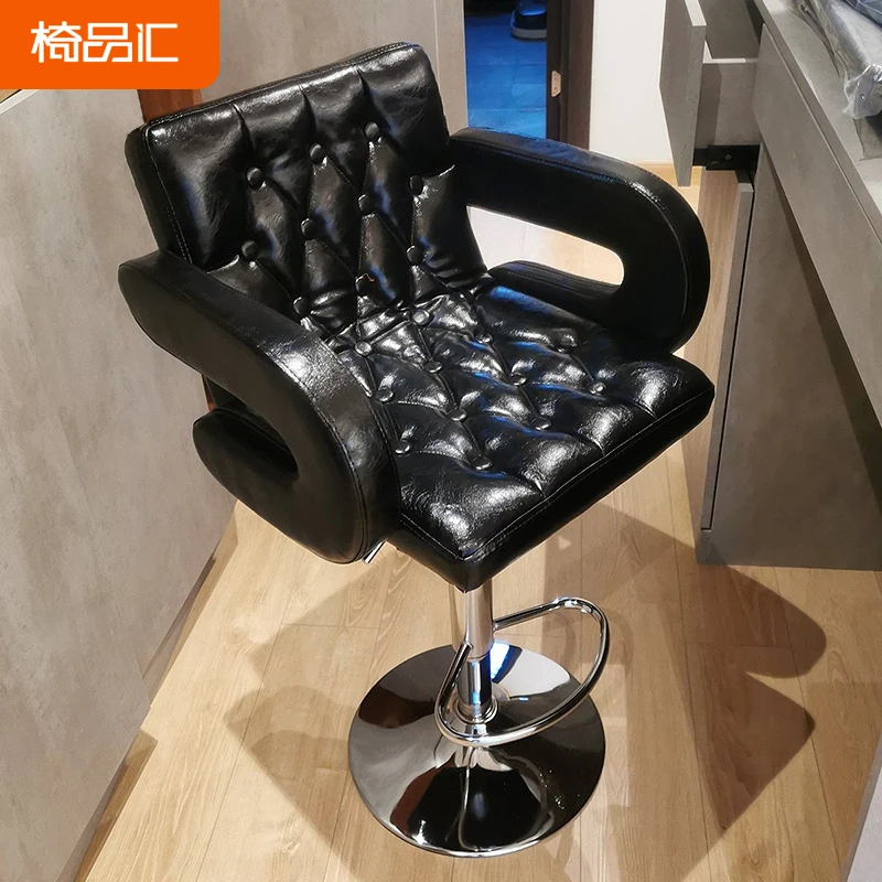 Bar Chair Lift Chair Modern Minimalist High Stool High Backrest Bar Stool Front Desk Household Stool Bar Chairs Counter Stool
Bar Chair Lift Chair Modern Minimalist High Stool High Backrest Bar Stool Front Desk Household Stool Bar Chairs Counter Stool