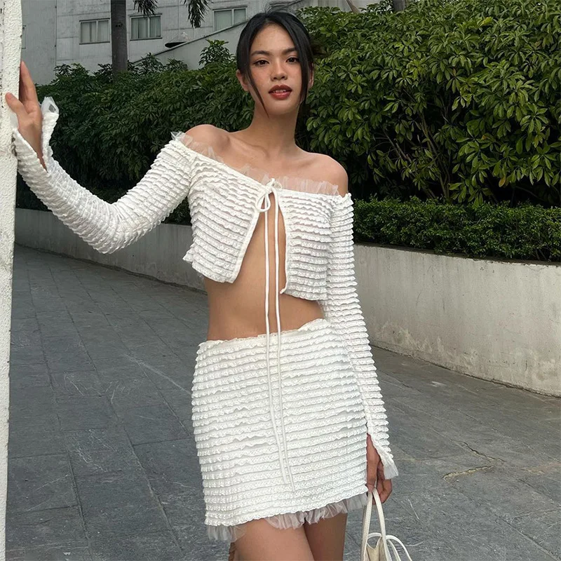 Streetwear 2024 Fashion Women Lace Joint Suit Dress Female Spring Summer Clothes Formal Elegant Evening Party Dresses Robe Y2k
Streetwear 2024 Fashion Women Lace Joint Suit Dress Female Spring Summer Clothes Formal Elegant Evening Party Dresses Robe Y2k