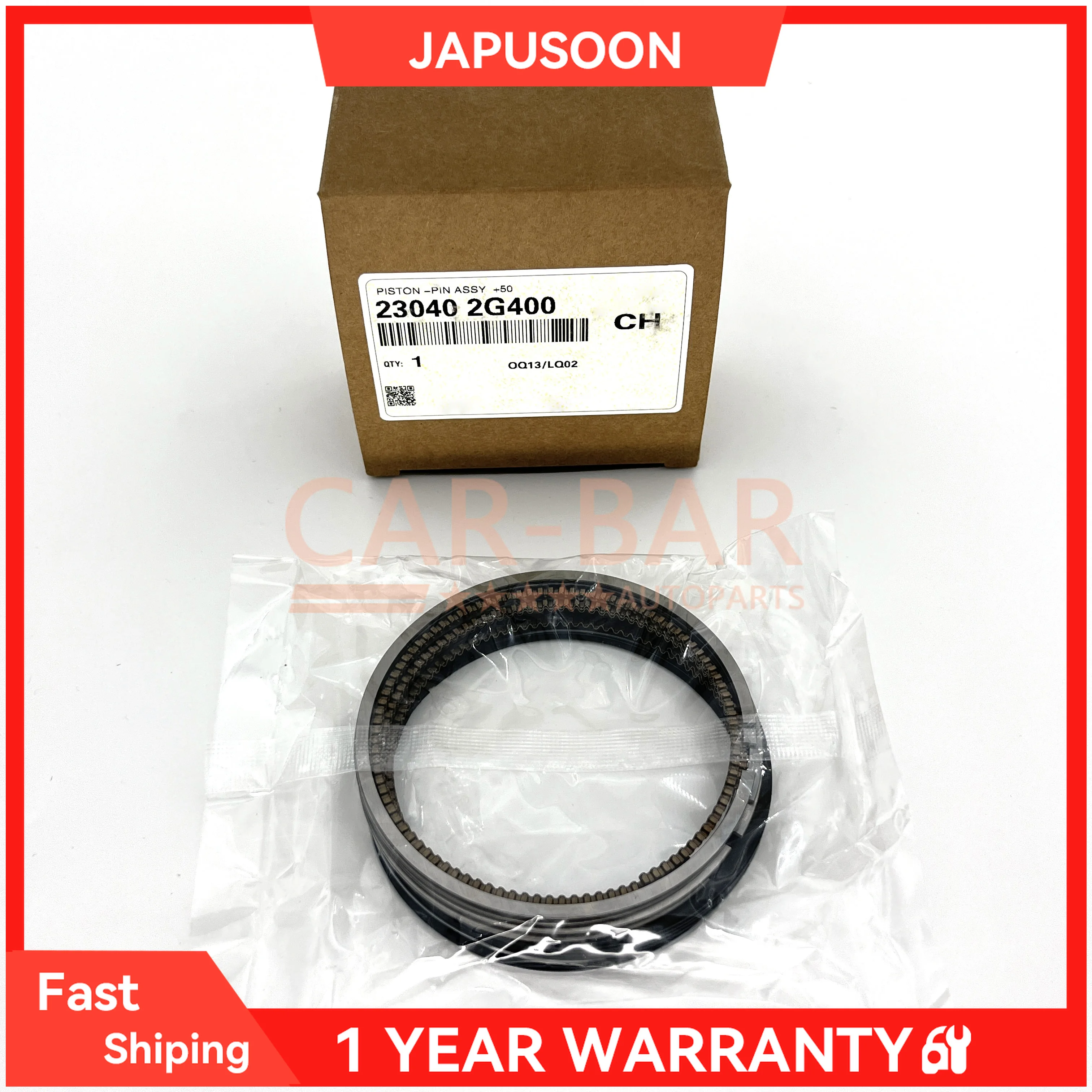Комплект поршневых колец 23040-2G400 + 0,5 мм для Hyundai Santa Fe Kia K5 Optima 2.0L 230402G400 + 0,5 мм
Комплект поршневых колец 23040-2G400 + 0,5 мм для Hyundai Santa Fe Kia K5 Optima 2.0L 230402G400 + 0,5 мм