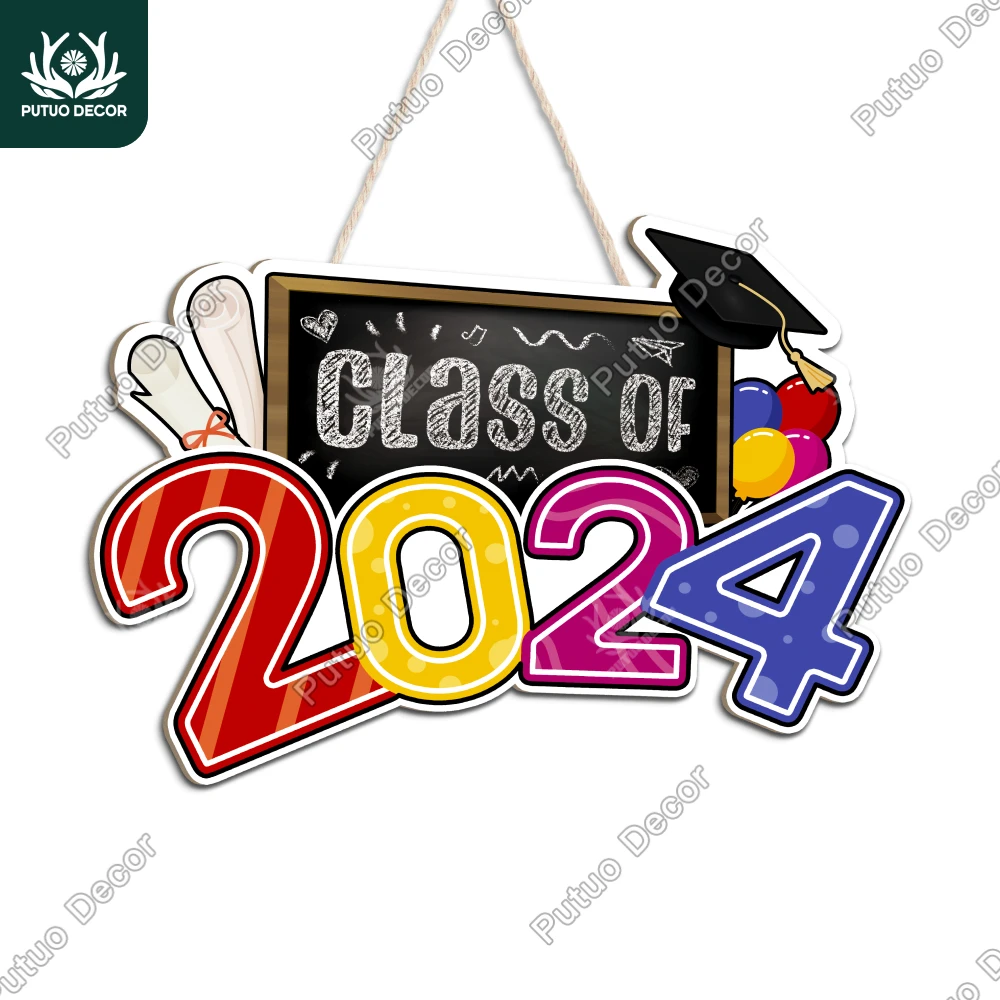 Putuo Decor 1pc Wooden Hanging Sign Decor, Congratulations to the Class of 2024, home dormitory wall art decoration, gift
Putuo Decor 1pc Wooden Hanging Sign Decor, Congratulations to the Class of 2024, home dormitory wall art decoration, gift