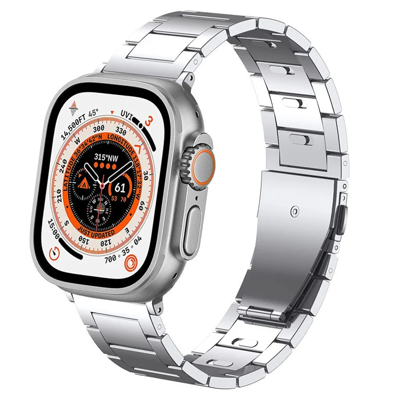 Ultra Titanium Strap For Apple Watch Band 49mm Series 9 8 7 45mm Luxury Business Band For iWatch 6 5 4 44mm 42mm Metal Bracelet
Ultra Titanium Strap For Apple Watch Band 49mm Series 9 8 7 45mm Luxury Business Band For iWatch 6 5 4 44mm 42mm Metal Bracelet