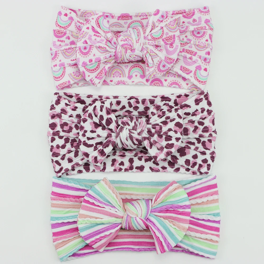 New Colors Printed Bow Baby Headband For Girls Elastic Soft Cable Knit Baby Girl Headband Newborn Turban Kids Hair Accessories
New Colors Printed Bow Baby Headband For Girls Elastic Soft Cable Knit Baby Girl Headband Newborn Turban Kids Hair Accessories