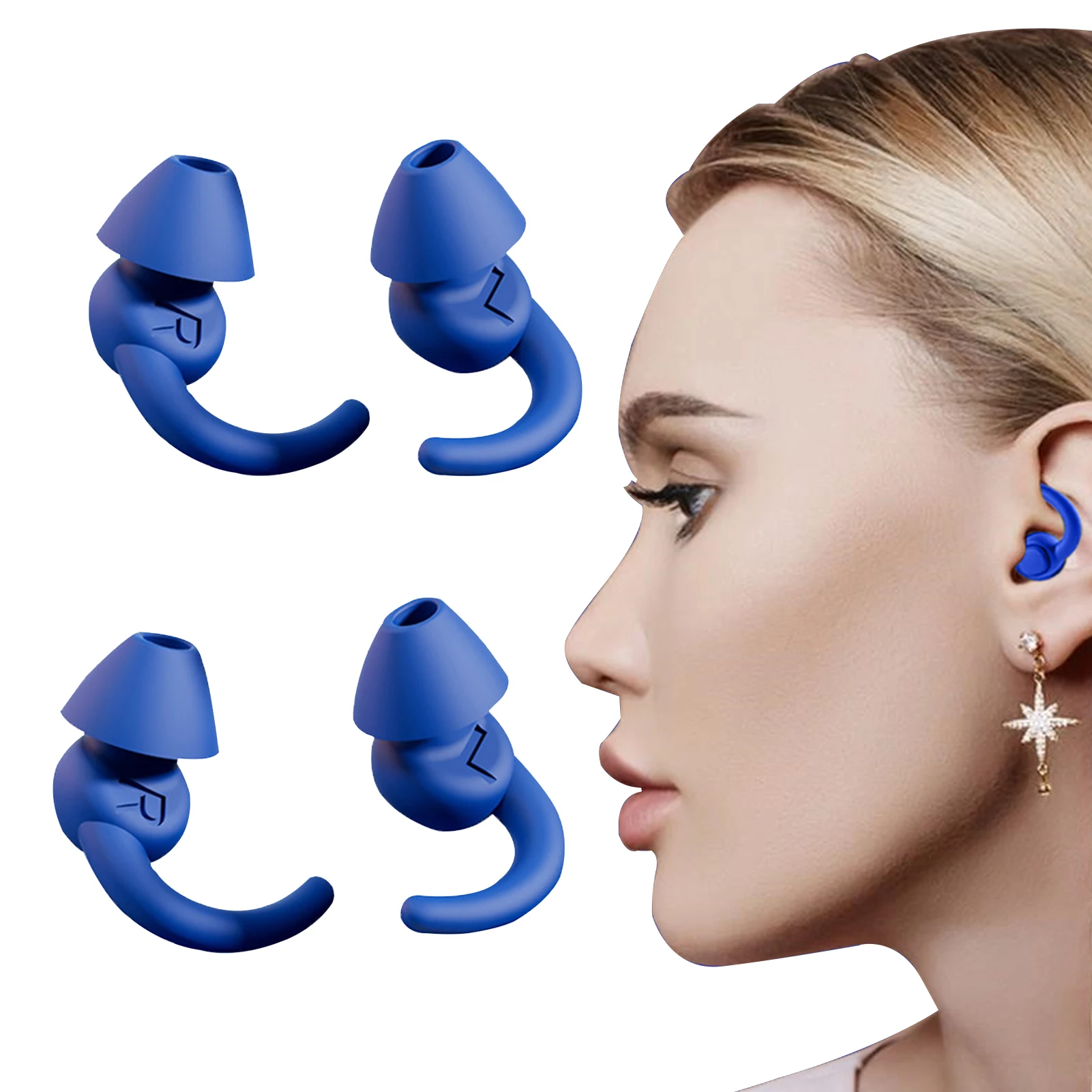 2pairs Studying Travel Hearing Protection Dormitory Ergonomic Soft Silicone Reusable For Sleeping Noise Canceling Home Ear Plug
2pairs Studying Travel Hearing Protection Dormitory Ergonomic Soft Silicone Reusable For Sleeping Noise Canceling Home Ear Plug
