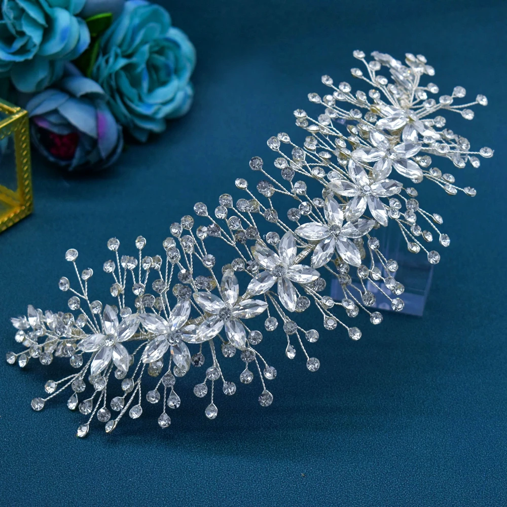 DZ004 Wedding Headband Crystal Bridal Hair Accessories Jewelry Rhinestone Bridesmaid Tiara Hairband for Women Tiara Headpieces
DZ004 Wedding Headband Crystal Bridal Hair Accessories Jewelry Rhinestone Bridesmaid Tiara Hairband for Women Tiara Headpieces