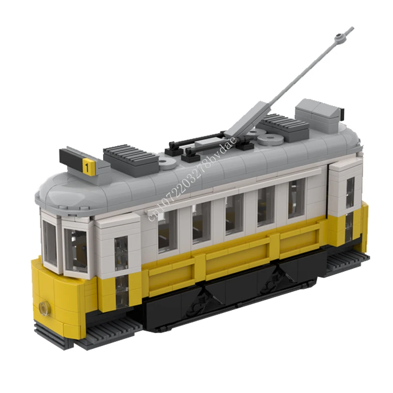 591PCS Customized MOC Lisbon style Tram Train Model Building Blocks Technology Bricks DIY Creative Assembly Toys Birthday Gifts
591PCS Customized MOC Lisbon style Tram Train Model Building Blocks Technology Bricks DIY Creative Assembly Toys Birthday Gifts