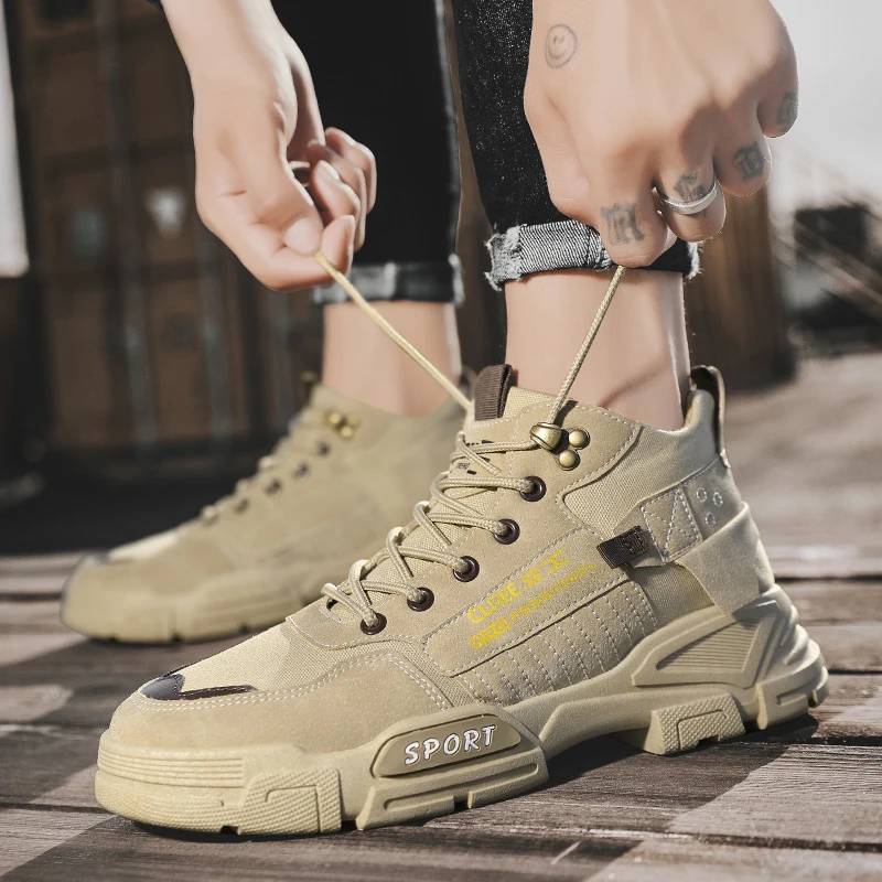 Autumn and Winter Martin Boots Men's High Top British Fashion Short Boots Work Dress Retro Desert Boots Mid Top Fashion Shoes
Autumn and Winter Martin Boots Men's High Top British Fashion Short Boots Work Dress Retro Desert Boots Mid Top Fashion Shoes