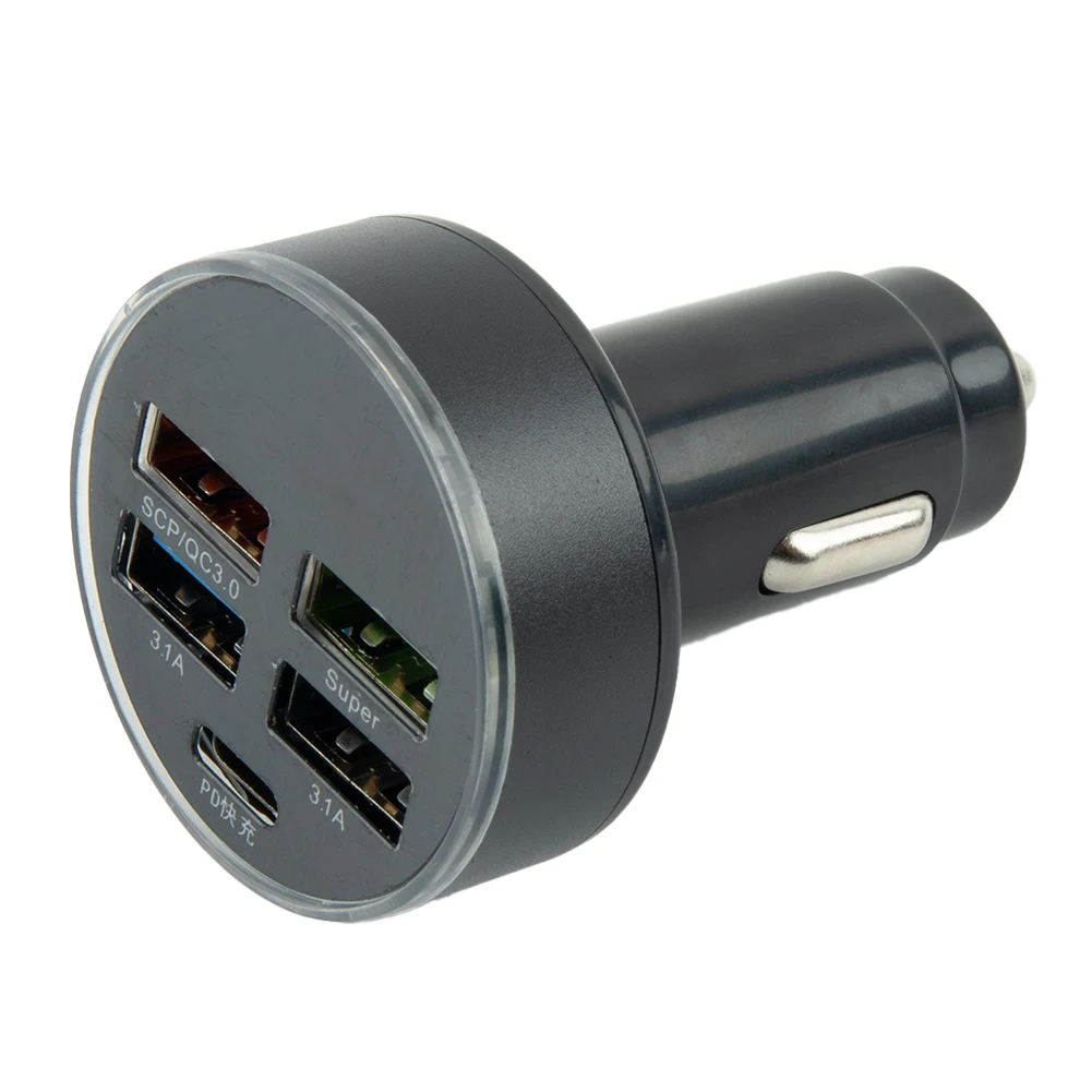 150W Super Fast Car Charger Mobile Phone USB Type C Charger In Car For Iphone For Samsung Huawei Fast Charging Cargador Auto
150W Super Fast Car Charger Mobile Phone USB Type C Charger In Car For Iphone For Samsung Huawei Fast Charging Cargador Auto