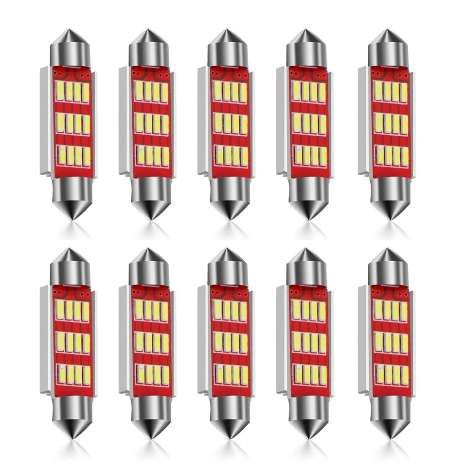 

10X NEW LED C5W C10W Car Reading Light Auto Festoon Interior Dome Lamp Bulb 31mm 36mm 39mm 41mm white Drop Shipping Supported