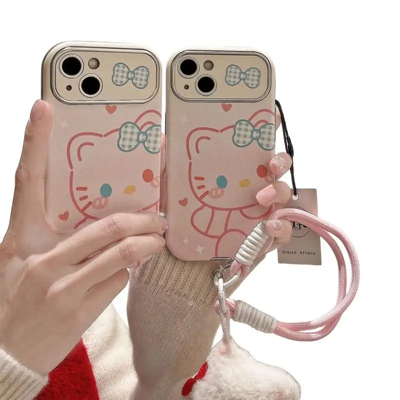 Милый чехол для телефона Hellokittys Kawaii Sanrios, Iphone 15 14 13 12 11 серии Pro Plus Pro Max, портативный защитный чехол с цепочкой и ремешком
Милый чехол для телефона Hellokittys Kawaii Sanrios, Iphone 15 14 13 12 11 серии Pro Plus Pro Max, портативный защитный чехол с цепочкой и ремешком