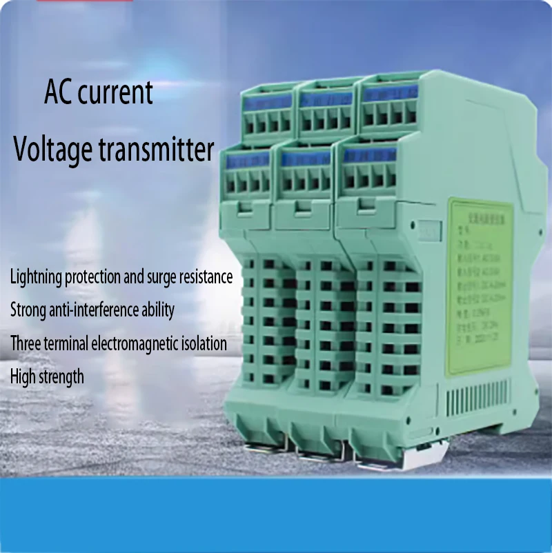 

AC current transmitter signal isolator module transformer 5A output 420mA voltage 10V one in two out