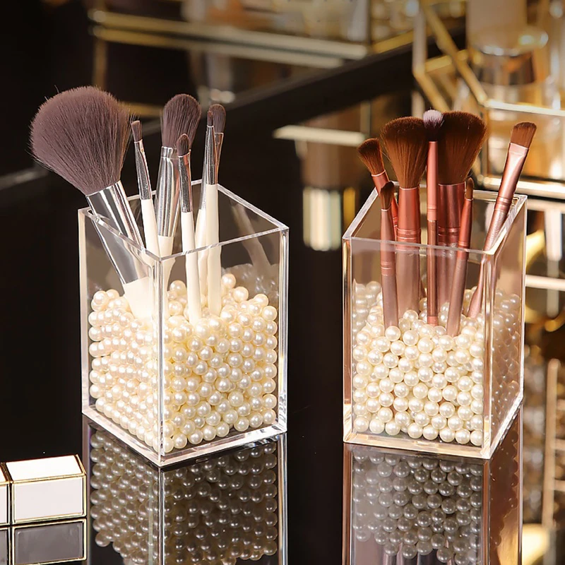Make Up Organizer Plastic Makeup Brush Pot Storage Acrylic For Cosmetics Holder Desk Cosmetic Storage Container
Make Up Organizer Plastic Makeup Brush Pot Storage Acrylic For Cosmetics Holder Desk Cosmetic Storage Container