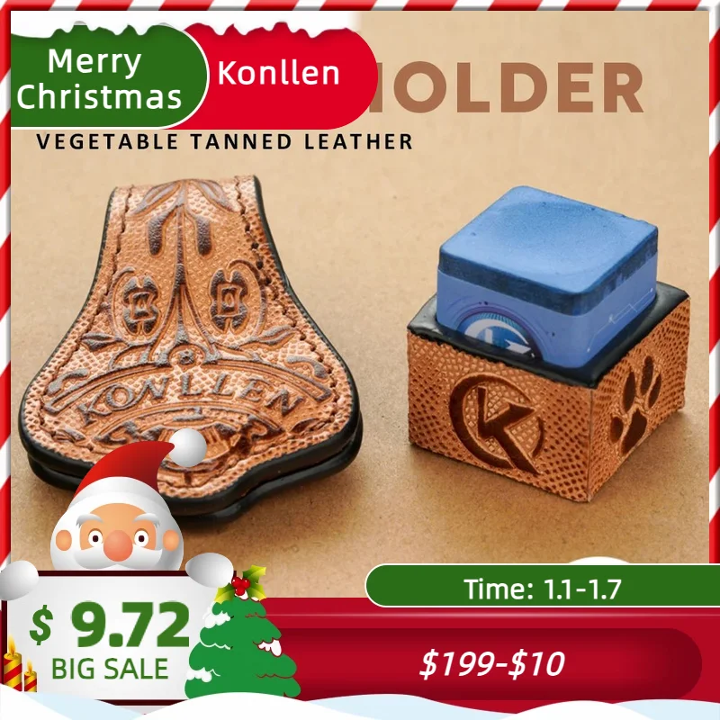 KONLLEN Official Store Leather Engraved Chalk Holder Magnetic Vegetable Tanned Leather Pool Snooker Carom Billiard Accessories
KONLLEN Official Store Leather Engraved Chalk Holder Magnetic Vegetable Tanned Leather Pool Snooker Carom Billiard Accessories