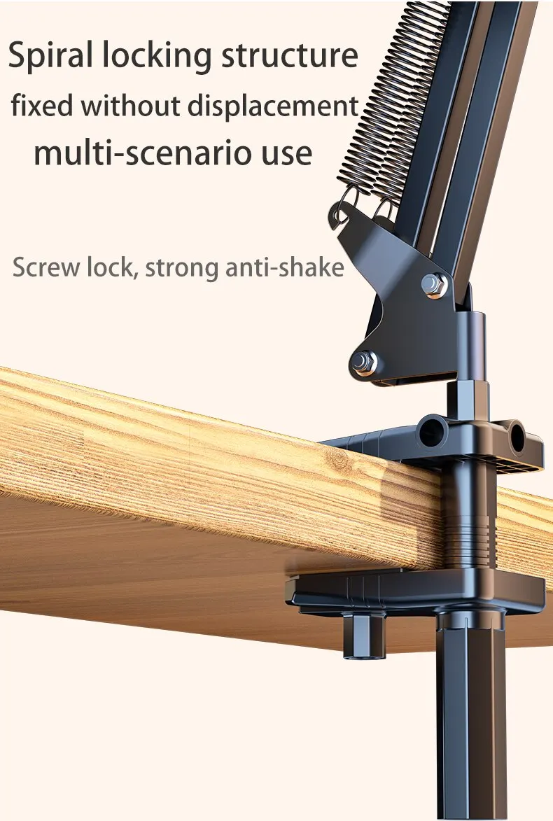 Tablet Stand Rotatable Phone Stand Long Arm Metal 180° Adjustable Holder for iPad Pro, Mini Air Xiaomi Tablet Compatible 4-12.9 inches 12 Mallzona Sfbd403adc85d463d982e77908e484c7aB Tablet Stand Rotatable Phone Stand Long Arm Metal 180° Adjustable Holder for iPad Pro, Mini Air Xiaomi Tablet Compatible 4-12.9 inches Mallzona