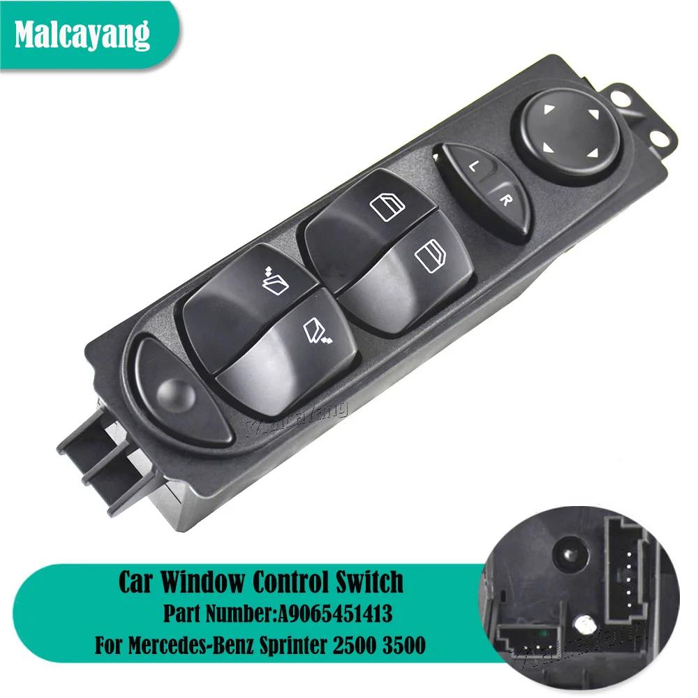 Высококачественный переключатель регулятора левого переднего стекла для Mercedes Benz Sprinter 2500 3500 2010-2018 A9065451413 A9065450413 
Высококачественный переключатель регулятора левого переднего стекла для Mercedes Benz Sprinter 2500 3500 2010-2018 A9065451413 A9065450413