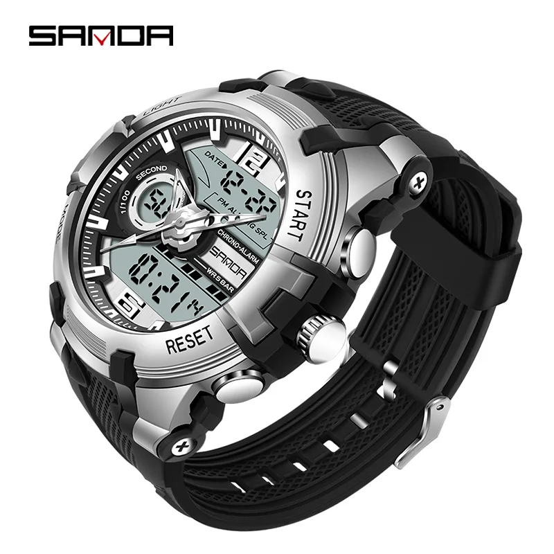 SANDA Top Brand Luxury Watches Men Military Watch Mens Watch Waterproof Sport Wristwatch Watch Men Relogio Masculino
SANDA Top Brand Luxury Watches Men Military Watch Mens Watch Waterproof Sport Wristwatch Watch Men Relogio Masculino