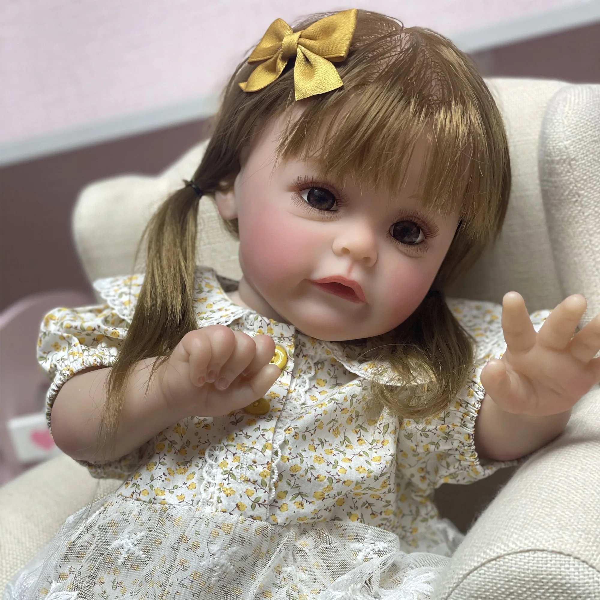 Кукла Reborn Sue Bebe 55 см с 3D рисунком, реалистичные куклы ручной работы для новорожденных, малышей, девочек, реалистичные детские игрушки в подарок
Кукла Reborn Sue Bebe 55 см с 3D рисунком, реалистичные куклы ручной работы для новорожденных, малышей, девочек, реалистичные детские игрушки в подарок