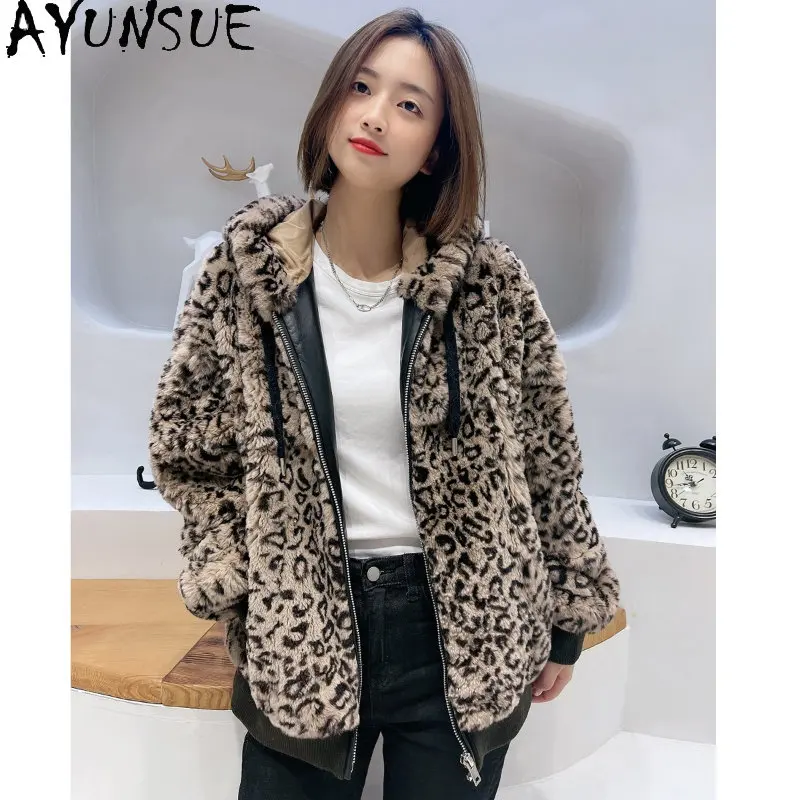 AYUNSUE Nature Fur Coat Women's Rex Rabbit Fur Jacket Femal 2022 Winter Hooded Thick Top Women Clothing Special Abrigos Mujer FC
AYUNSUE Nature Fur Coat Women's Rex Rabbit Fur Jacket Femal 2022 Winter Hooded Thick Top Women Clothing Special Abrigos Mujer FC