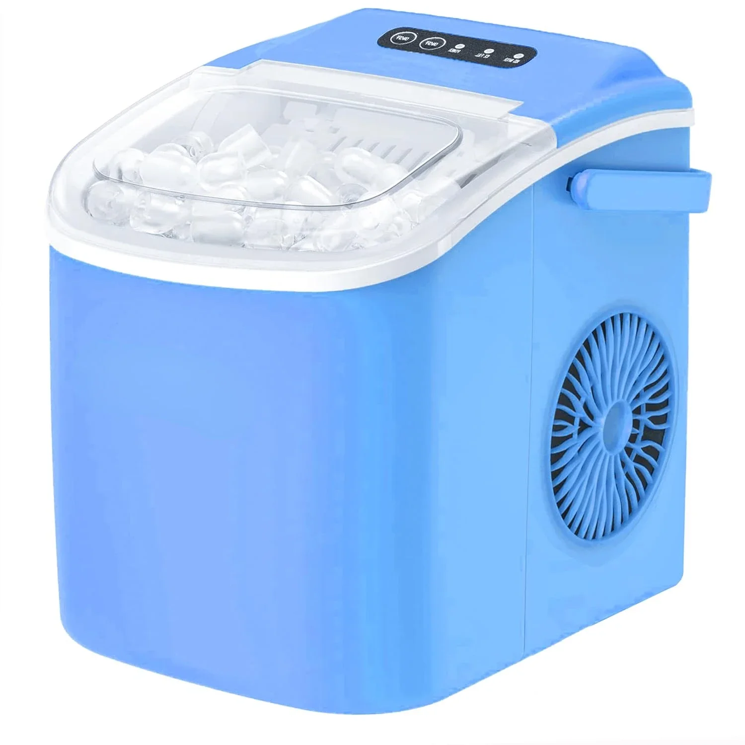 Efficient Countertop Ice Maker Machine: Produce 9 ice cubes in just 6 minutes with this powerful ice maker. Make up to 26.5lbs o
Efficient Countertop Ice Maker Machine: Produce 9 ice cubes in just 6 minutes with this powerful ice maker. Make up to 26.5lbs o