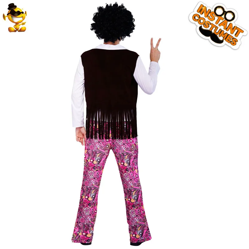 Men Hippy Retro Suits Adult 60S 70S Hippie Costume Cosplay Halloween Party Disco Fancy Clothes
Men Hippy Retro Suits Adult 60S 70S Hippie Costume Cosplay Halloween Party Disco Fancy Clothes