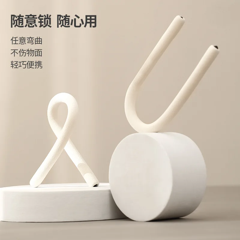 Home Daily Portable Free Bending Cabinet Hook Changeable Desktop Mobile Phone Holder Simple Padlock Home Accessories
Home Daily Portable Free Bending Cabinet Hook Changeable Desktop Mobile Phone Holder Simple Padlock Home Accessories