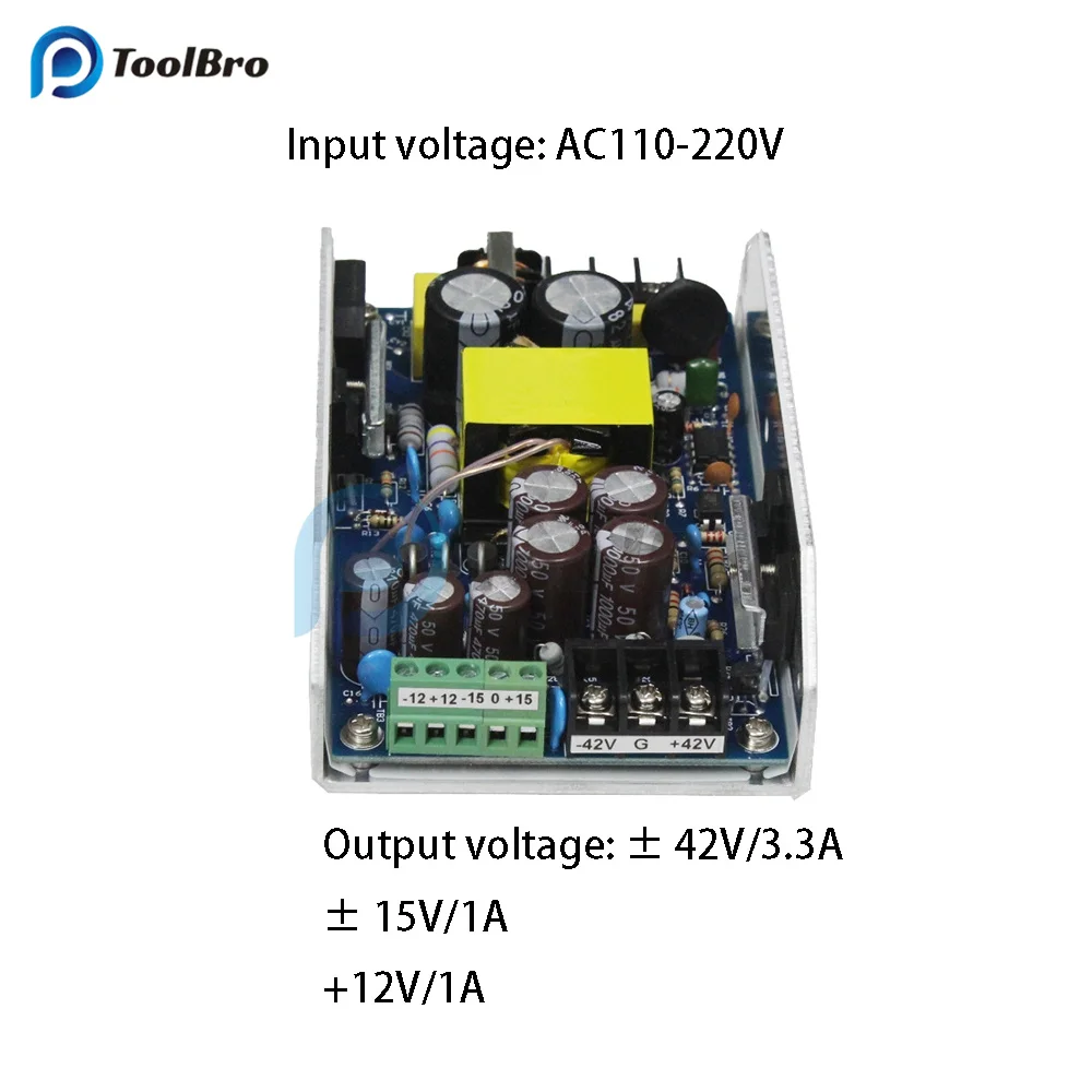 Цифровой усилитель мощности звука, 300 Вт, Φ PSU, источник питания переменного тока 110-220 В до главного напряжения ± 42 в, 3,3 А, Вторичное напряжение ± 15 В ± 12 В
Цифровой усилитель мощности звука, 300 Вт, Φ PSU, источник питания переменного тока 110-220 В до главного напряжения ± 42 в, 3,3 А, Вторичное напряжение ± 15 В ± 12 В
