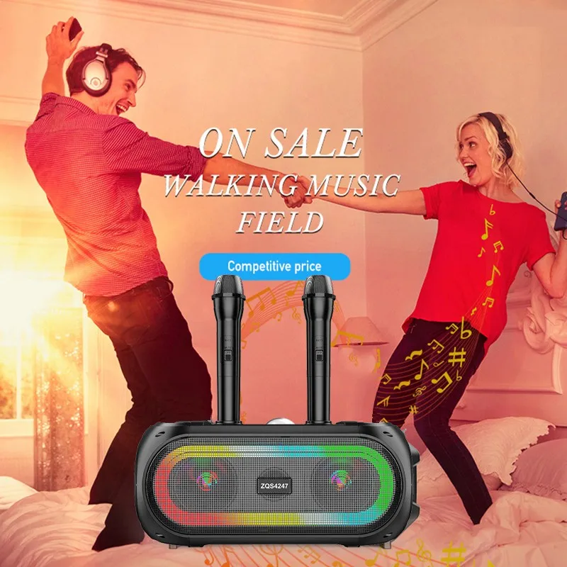 HiFi Quality High-Power Karaoke Party Sound System Box HIFI Stereo Outdoor Portable Square Dance Sound With Subwoofer Dual Mic
HiFi Quality High-Power Karaoke Party Sound System Box HIFI Stereo Outdoor Portable Square Dance Sound With Subwoofer Dual Mic