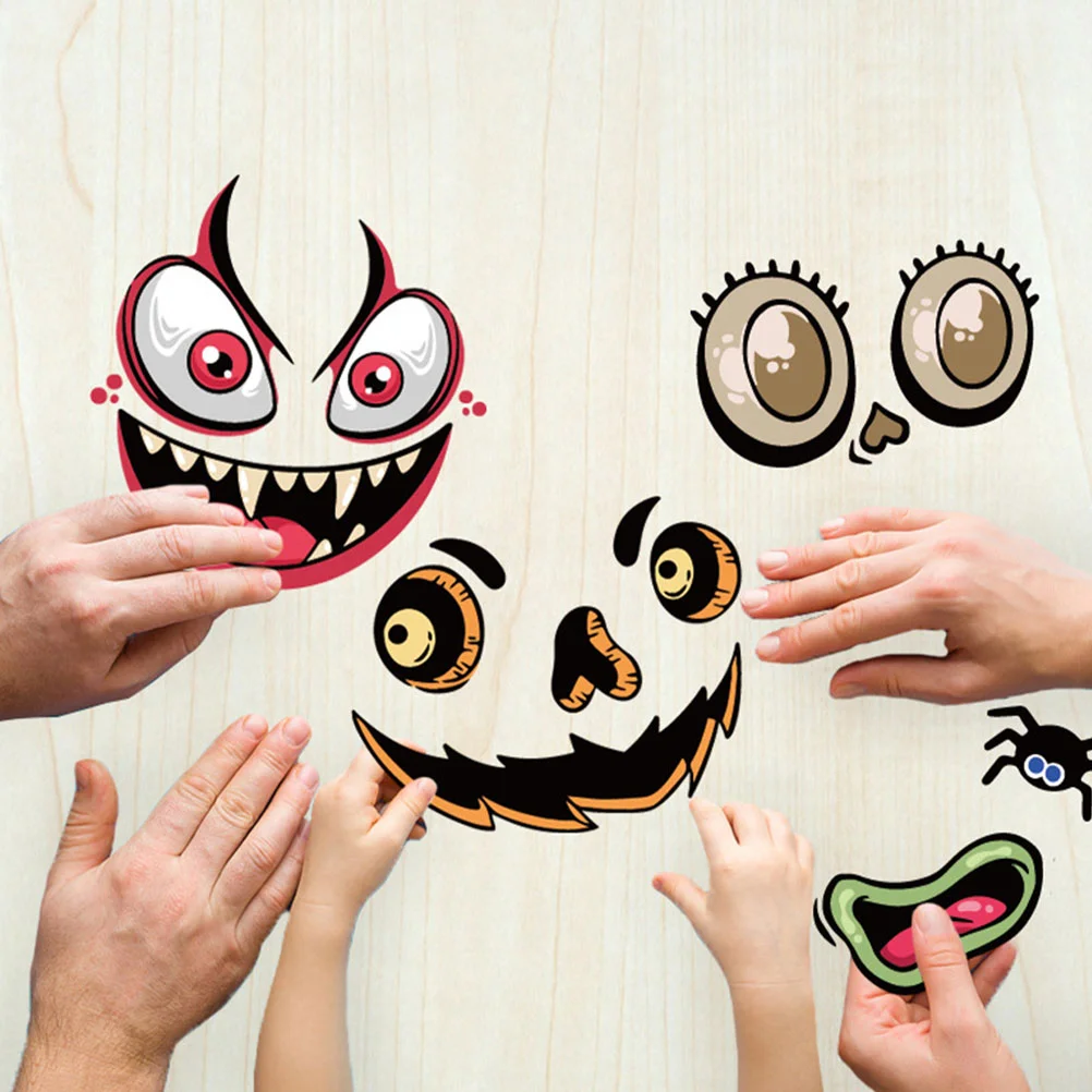 Pumpkin Sticker Funny Face Stickers Halloween Supplies DIY Decorating Craft Wall Party Decors For Prop
Pumpkin Sticker Funny Face Stickers Halloween Supplies DIY Decorating Craft Wall Party Decors For Prop