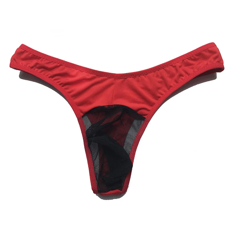 Men's Briefs Sexy Low Rise Briefs Breathable See Through T-back Hollow Out Thong Male Underwear Solid Color Underpants
Men's Briefs Sexy Low Rise Briefs Breathable See Through T-back Hollow Out Thong Male Underwear Solid Color Underpants