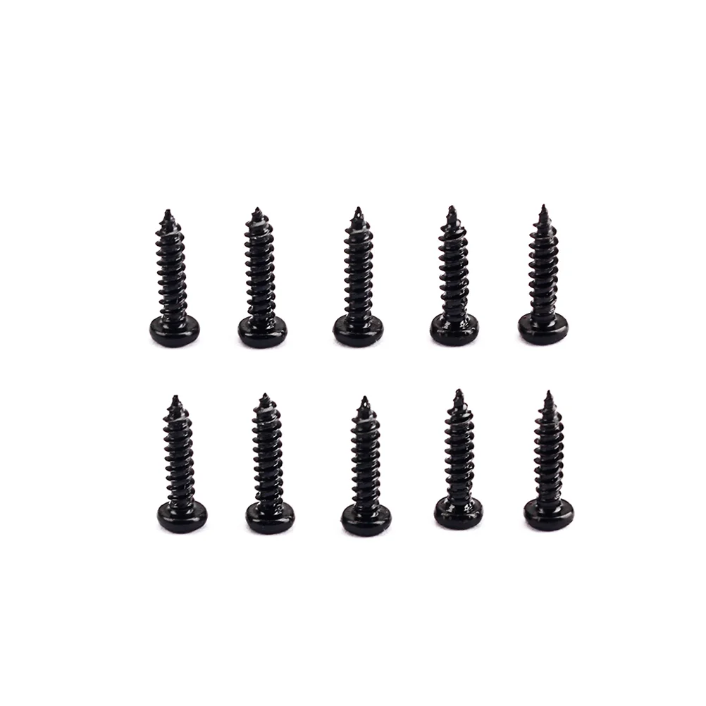 50 PCS/Set Tuning Peg Screws Tuning Key Machine Heads Tuner Mounting Screws for Electric /Acoustic Guitar Bass (Black)
50 PCS/Set Tuning Peg Screws Tuning Key Machine Heads Tuner Mounting Screws for Electric /Acoustic Guitar Bass (Black)