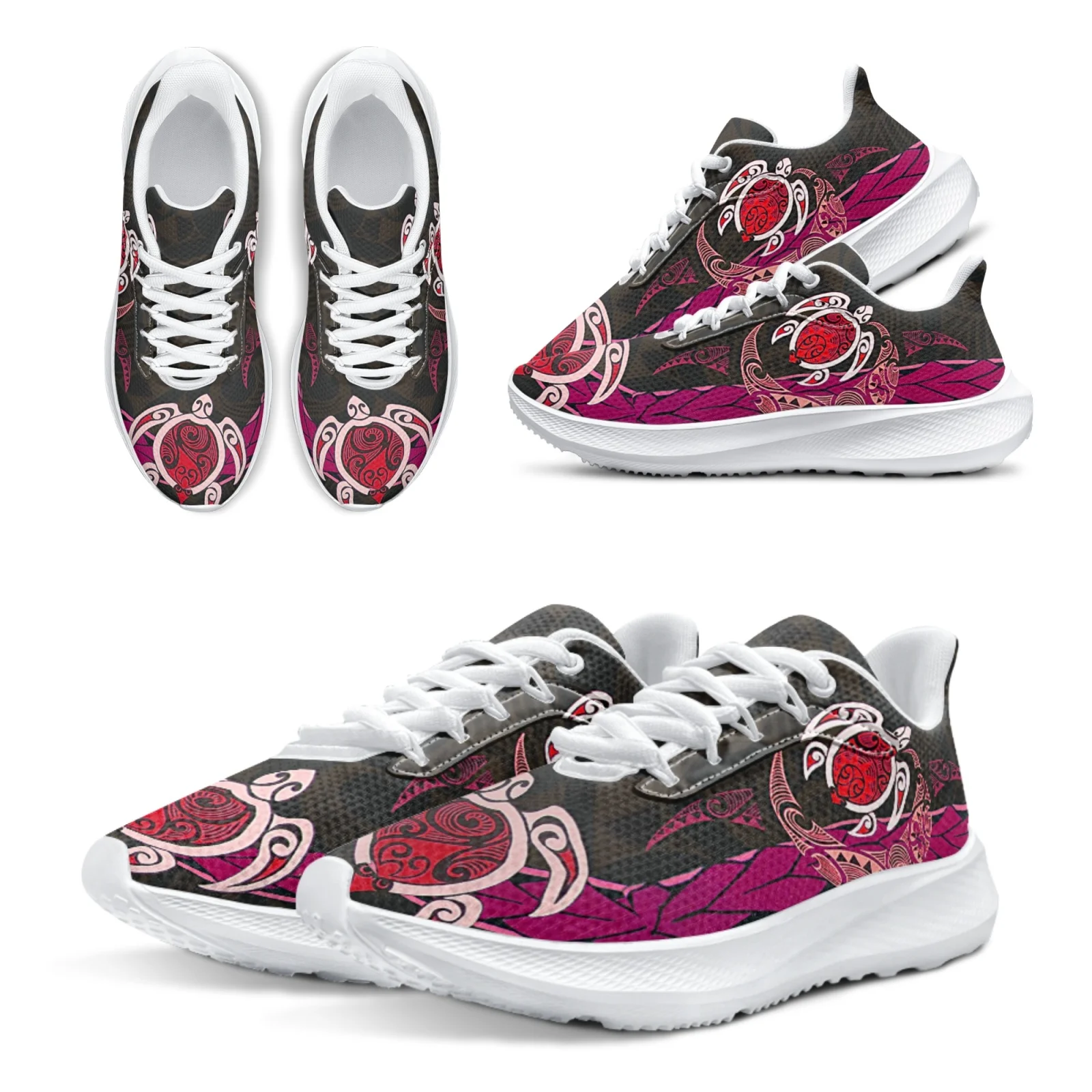 INSTANTARTS Hot Selling Polynesian Turtle Running Shoes For Women Pacific Island Boho Turtle Shoes Comfortable White-soled Shoes
INSTANTARTS Hot Selling Polynesian Turtle Running Shoes For Women Pacific Island Boho Turtle Shoes Comfortable White-soled Shoes