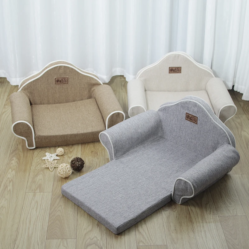 Dog Sofa Bed Breathable Linen Dog Beds For Small Medium Dogs Sleeping Sofa Pet Cat Nest Washable Removable Cover Dog Accessories
Dog Sofa Bed Breathable Linen Dog Beds For Small Medium Dogs Sleeping Sofa Pet Cat Nest Washable Removable Cover Dog Accessories