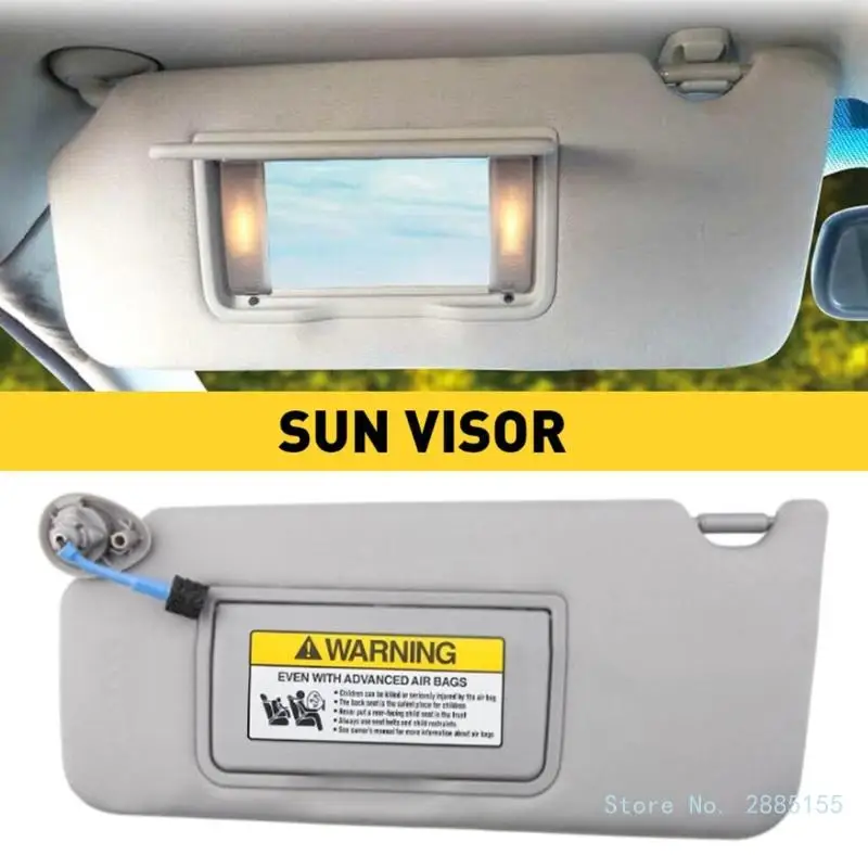

Sun Visors with Mirror Upgraded Illuminated Sunshade with Integrated Lights 83280TA5A51ZA Replacement Stay Safe on Road