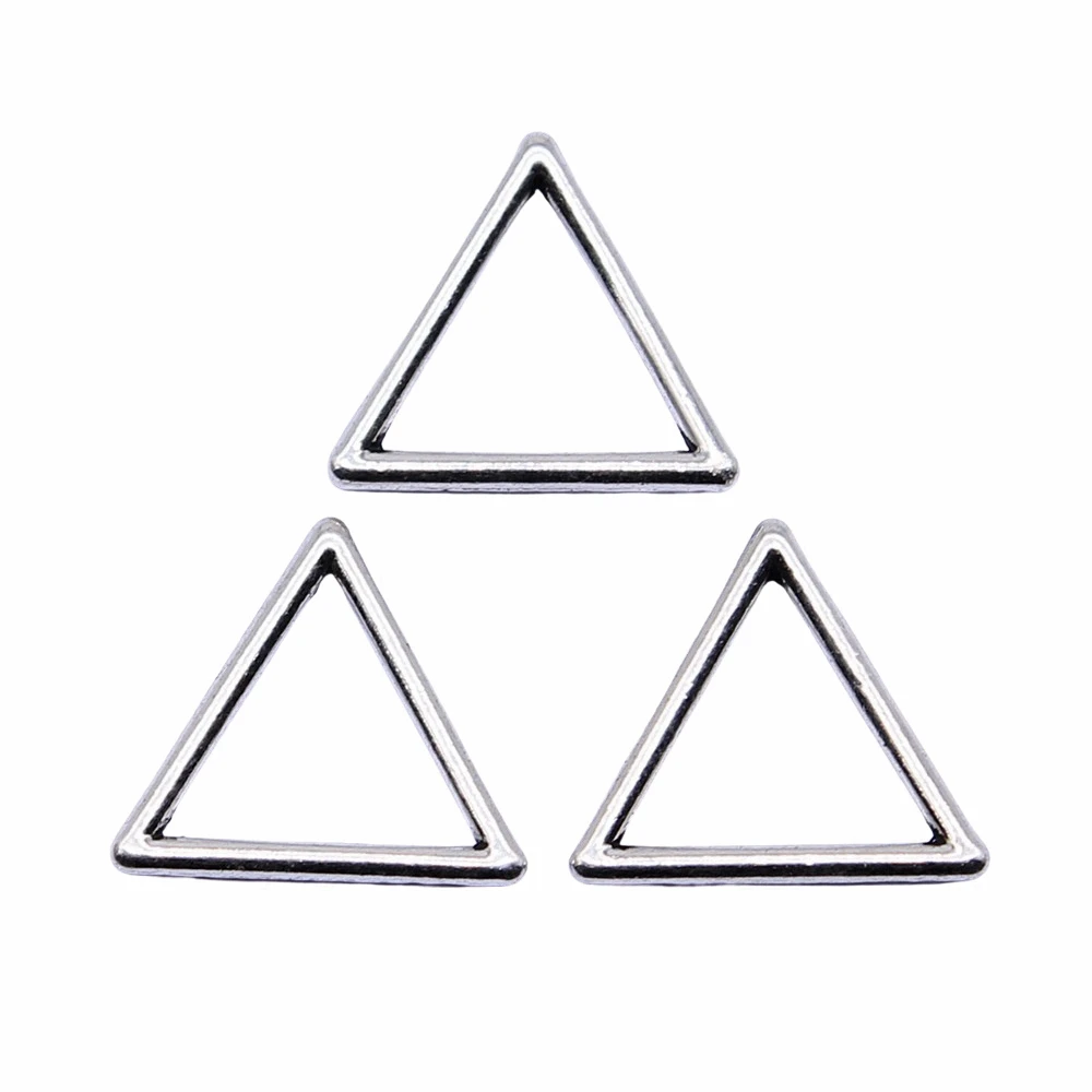 20pcs/lot 15x15mm Hollow Triangle Charms For Jewelry Making Antique Silver Color 0.59x0.59inch
20pcs/lot 15x15mm Hollow Triangle Charms For Jewelry Making Antique Silver Color 0.59x0.59inch