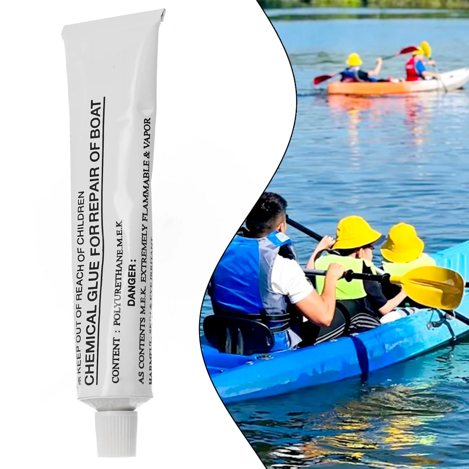 Kayaks Rafting Boats Rubber Boats Glue SUPS Repair Glue Repair Glue 12.8*3cm 1pc Highly Elastic Rubber Soft Wear-resistant
Kayaks Rafting Boats Rubber Boats Glue SUPS Repair Glue Repair Glue 12.8*3cm 1pc Highly Elastic Rubber Soft Wear-resistant