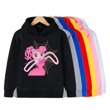 

Poppy Playtime Mommy Long Legs huggy wuggy Hoodies Horror Pink Spider mommy Sweatshirts Unisex Streetwear Clothes Pullover