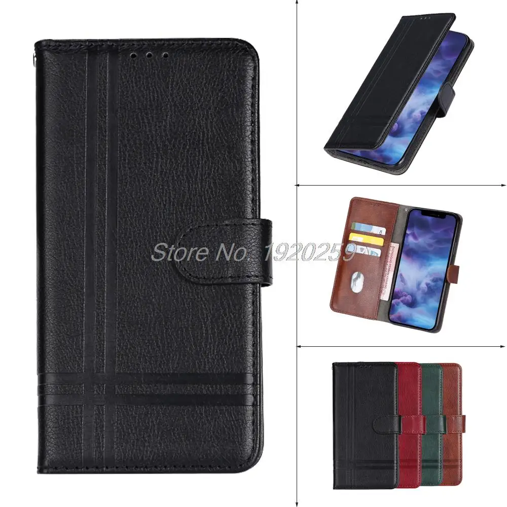 

PU Leather Flip Case For ITEL A48 Card Holder Silicone Book Style Case Wallet Cover For ITEL A48 A 25 Business Case