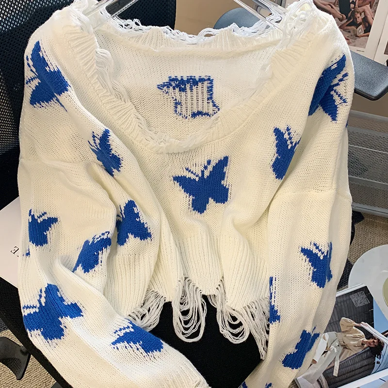 Fashion Harajuku Graphic Knitted Sweater Woman Sweet Oversized Cropped Tops Off Shoulder Casual Loose Jumper Y2K Korean
Fashion Harajuku Graphic Knitted Sweater Woman Sweet Oversized Cropped Tops Off Shoulder Casual Loose Jumper Y2K Korean