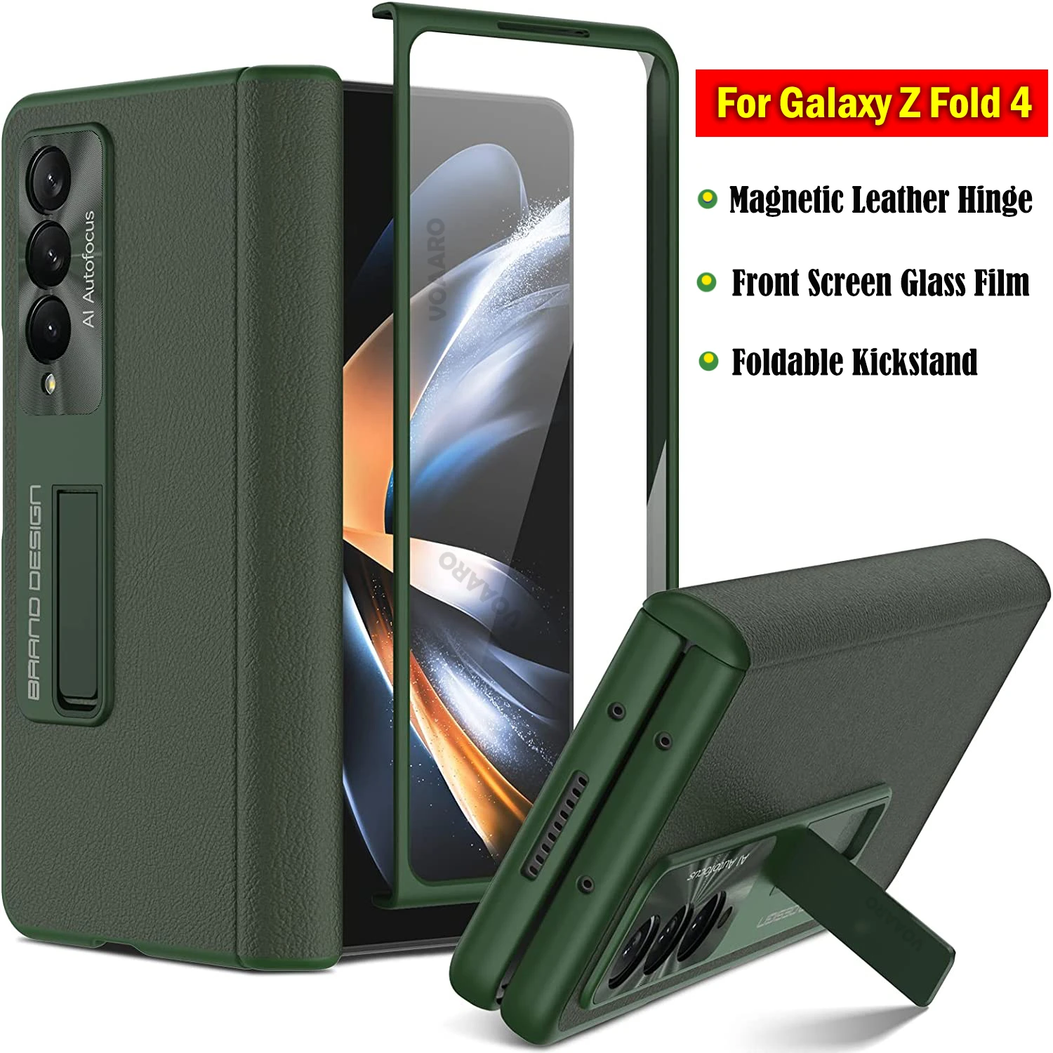 For Samsung Z Fold 4 Magnetic Hinge Case for Samsung Galaxy Z Fold 4 Leather Hinge Case with Front Screen Glass Film Stand Capa
For Samsung Z Fold 4 Magnetic Hinge Case for Samsung Galaxy Z Fold 4 Leather Hinge Case with Front Screen Glass Film Stand Capa