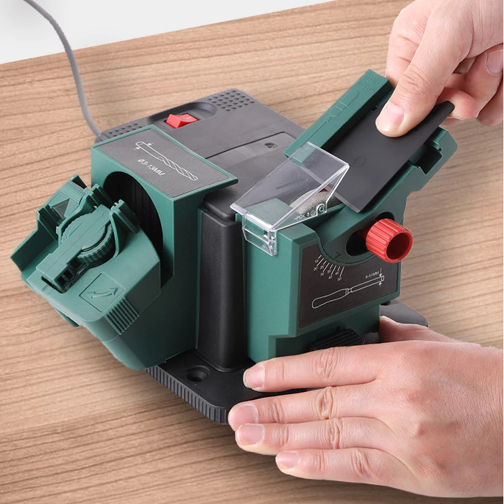 Multifunctional Drill Bit Sharpener Bench Mounting Electric Cutter Scissor Sharpener Angle Adjustable Professional for HSS Drill
Multifunctional Drill Bit Sharpener Bench Mounting Electric Cutter Scissor Sharpener Angle Adjustable Professional for HSS Drill
